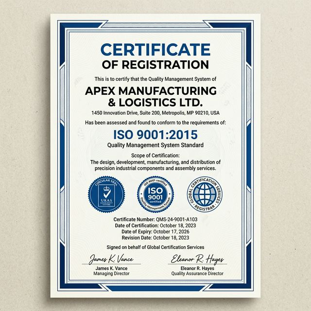 ISO 9001:2015 Belgesi